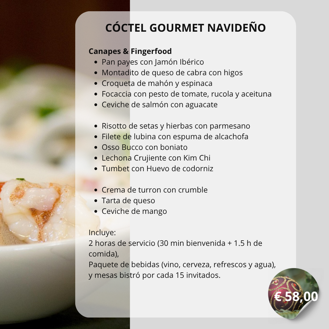 Menú Empresarial Premium